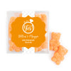 Personalized Engagement JUST CANDY® favor cube with Sugar Sanded Gummy Bears She Said Yes! Ring