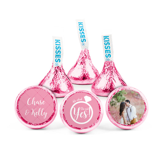 Personalized Engagement She said Yes! Hershey's Kisses