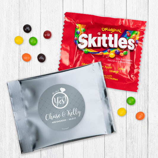 Personalized Engagement She Said Yes! Skittles