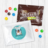 Personalized Engagement Tiffany Style Present Candy Favor Bag - M&Ms or Skittles