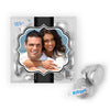 Personalized Wedding Engagement Photo JUST CANDY® favor cube with Hershey's Kisses
