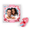 Personalized Wedding Engagement Photo JUST CANDY® favor cube with Hershey's Kisses