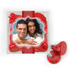 Personalized Wedding Engagement Photo JUST CANDY® favor cube with Hershey's Kisses