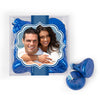 Personalized Wedding Engagement Photo JUST CANDY® favor cube with Hershey's Kisses