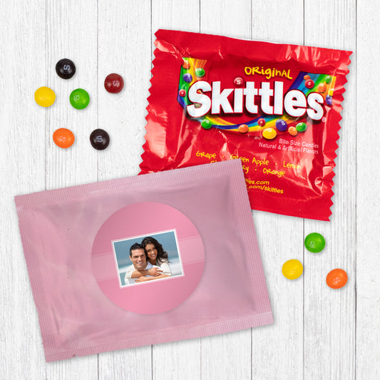 Personalized Engagement Photo Skittles