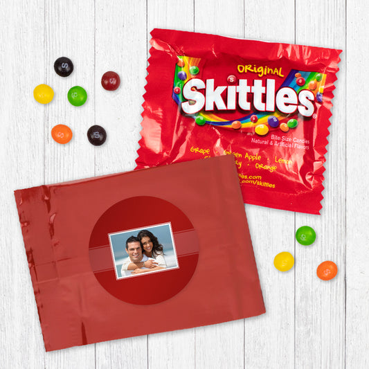 Personalized Engagement Photo Skittles