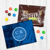 Personalized Wedding Rehearsal Dinner Side by Side Milk Chocolate M&Ms Favor Bag