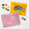 Personalized Wedding Rehearsal Dinner Side by Side Peanut M&Ms Favor Bag