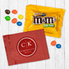 Personalized Wedding Rehearsal Dinner Side by Side Peanut M&Ms Favor Bag