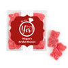 Personalized Bridal Shower She Said Yes JUST CANDY® favor cube with Sugar Sanded Gummy Bears