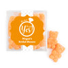 Personalized Bridal Shower She Said Yes JUST CANDY® favor cube with Sugar Sanded Gummy Bears