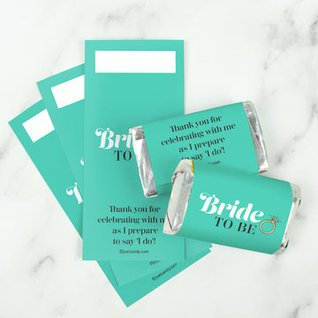 Personalized Bride to Be For Me Hershey's Miniatures Wrappers Only
