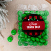 Personalized Christmas Care Package Candy Gift Box - Buffalo Print