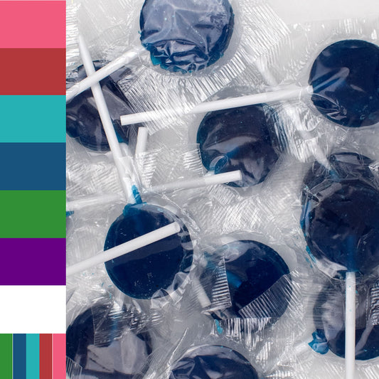 Just Candy Flat Lollipops - All Colors