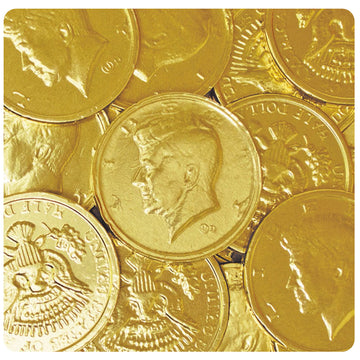 Half Dollar Chocolate Gold Coins