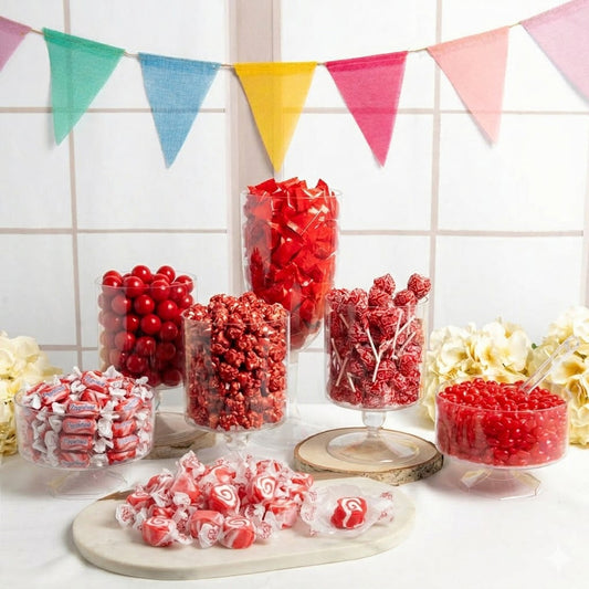 Red Non Heat Sensitive Candy Buffet