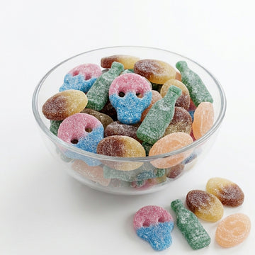Swedish Candy Mix 12oz - S-Marke Fizzy Cola, Skulls & Watermelon Gummies