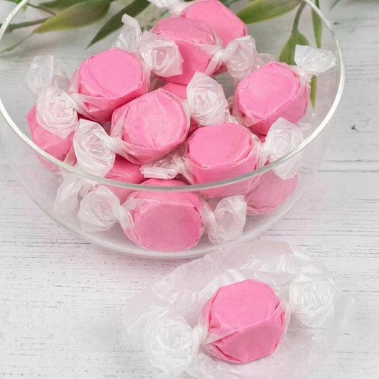 Just Candy Pink Cherry Salt Water Taffy