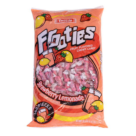 Tootsie Frooties Strawberry Fruit Flavored Chewy Candy – 15oz Bulk Bag, Fat Free