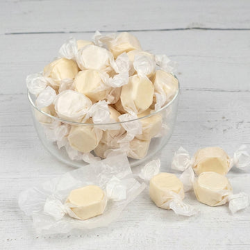 Just Candy White Vanilla Salt Water Taffy