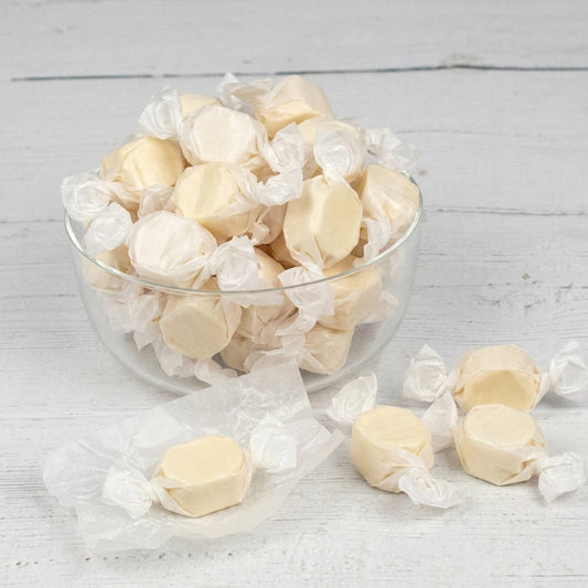 Just Candy White Vanilla Salt Water Taffy