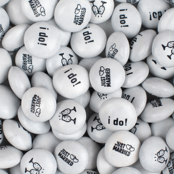 Just Married M&Ms Milk Chocolate OR JC Minis Candies