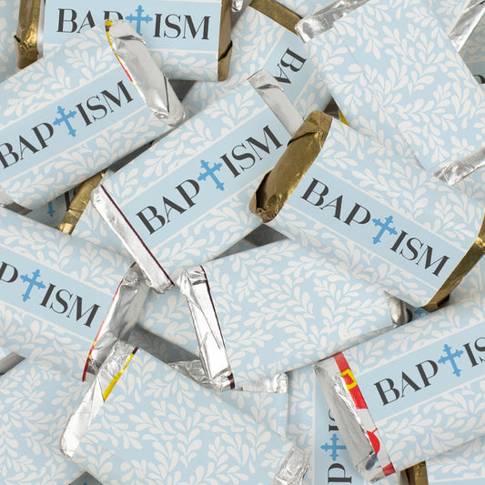 Baptism Chocolate Wrapped Hershey's Miniatures