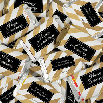 Happy Anniversary Chocolate Wrapped Hershey's Miniatures