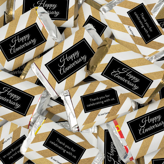 Happy Anniversary Chocolate Wrapped Hershey's Miniatures