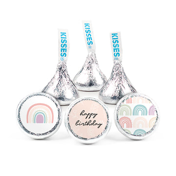 Rainbow Birthday Stickered Hershey's Kisses