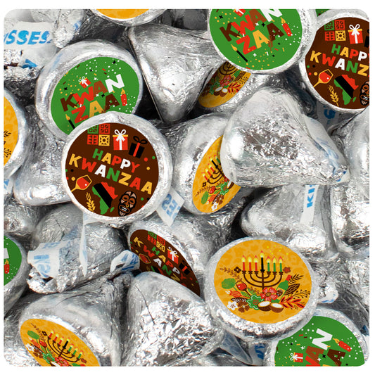 Kwanzaa Stickered Hershey's Kisses
