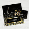 Sweet 16 Elegant Birthday Party Bash Chocolate Bar Wrappers Only