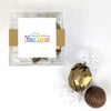 Add Your Logo JUST CANDY favor cube with Dubai Truffles