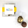 Add Your Logo JUST CANDY favor cube with Dubai Truffles