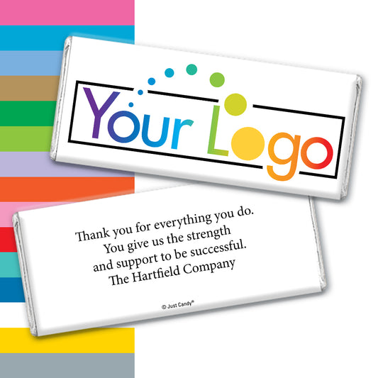 Personalized Business Promotional Add Your Logo Chocolate Bar & Wrapper