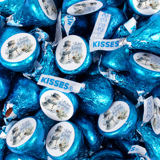 Happy Holidays Snowman Hershey's Kisses