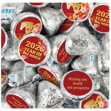 Chinese Lunar New Year Stickered Hershey's Kisses
