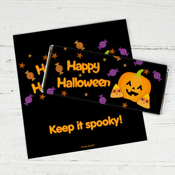 Halloween Candy Bar Wrappers Only - Spooky Critters