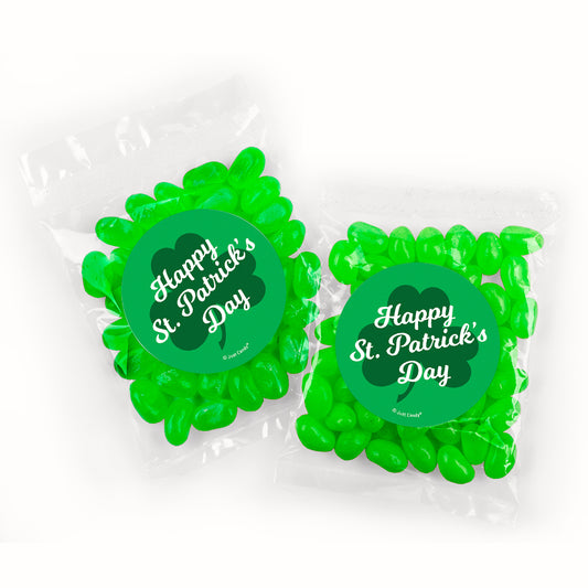 St. Patrick's Day Candy Bags with Jelly Beans - 12 or 24 Pack