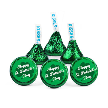 Personalized St. Patrick's Day Clover 3/4" Sticker (108 Stickers)