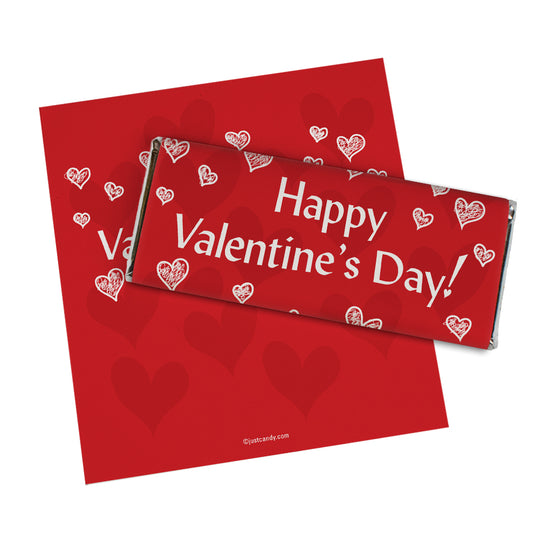 Valentine's Day Chocolate Bar Wrappers Only