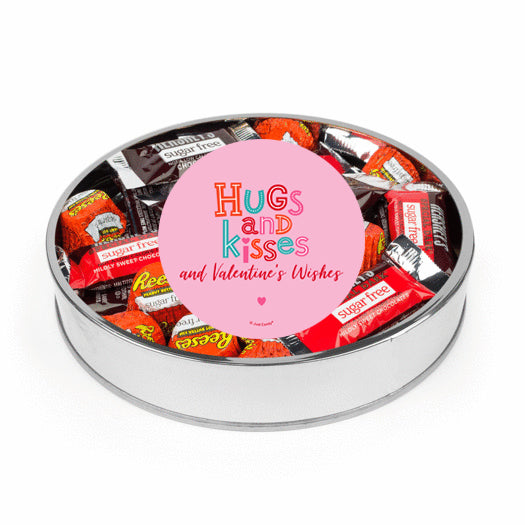 Valentine's Day Sugar Free Hershey's Gift Tin - Hugs & Kisses