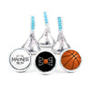 Basketball March Madness Stickered Hershey's Kisses