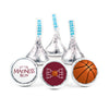 Basketball March Madness Stickered Hershey's Kisses