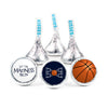 Basketball March Madness Stickered Hershey's Kisses