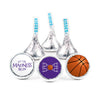 Basketball March Madness Stickered Hershey's Kisses