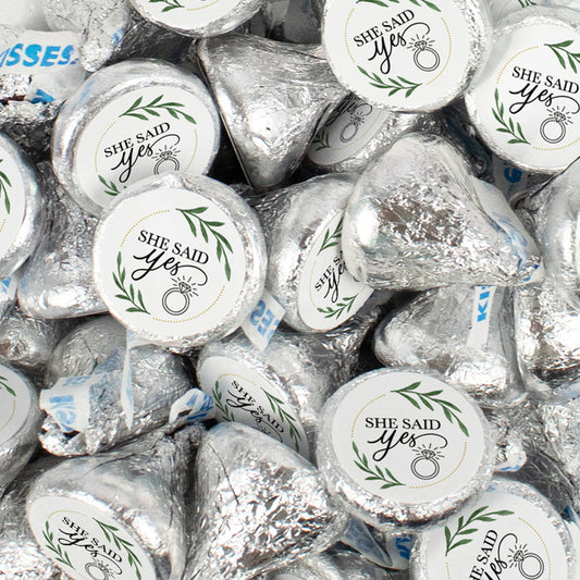 Bridal & Engagement Party Shower Stickered Hershey's Kisses