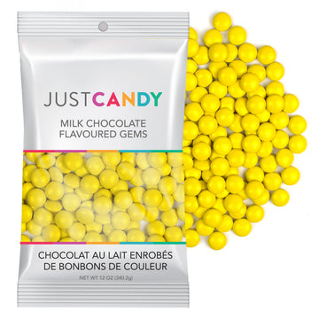 Candy Coated Milk Chocolate Flavored Gems 10oz Bag (12/CS)