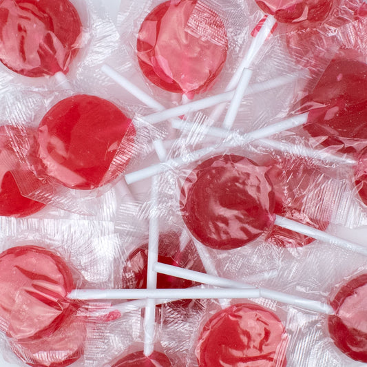 Valentine's Day Just Candy Flat Lollipops - All Colors