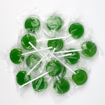 Mardi Gras Just Candy Flat Lollipops - All Colors